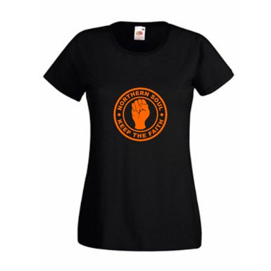 (image for) Womens Northern Soul T Shirt - Keep The Faith ss122 - Click Image to Close